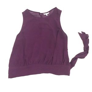 Naked Zebra purple top (M)