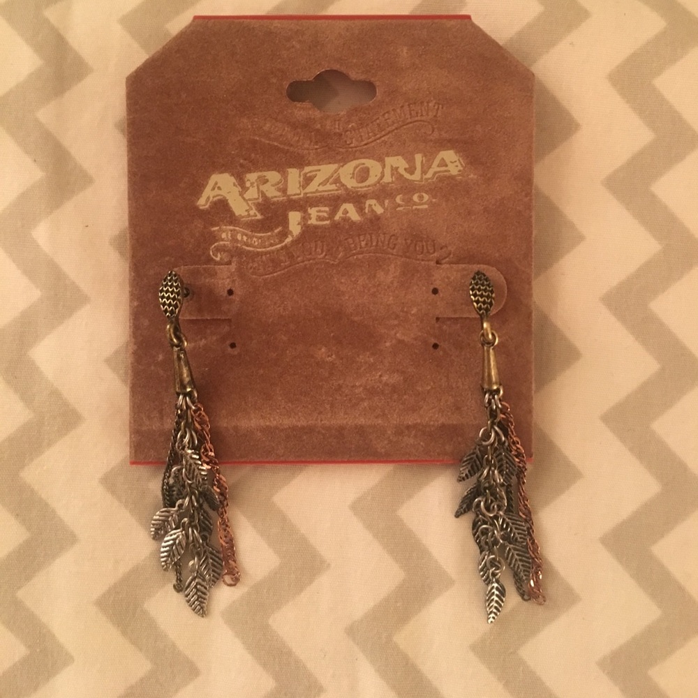 Arizona Fringe Leaf Earrings