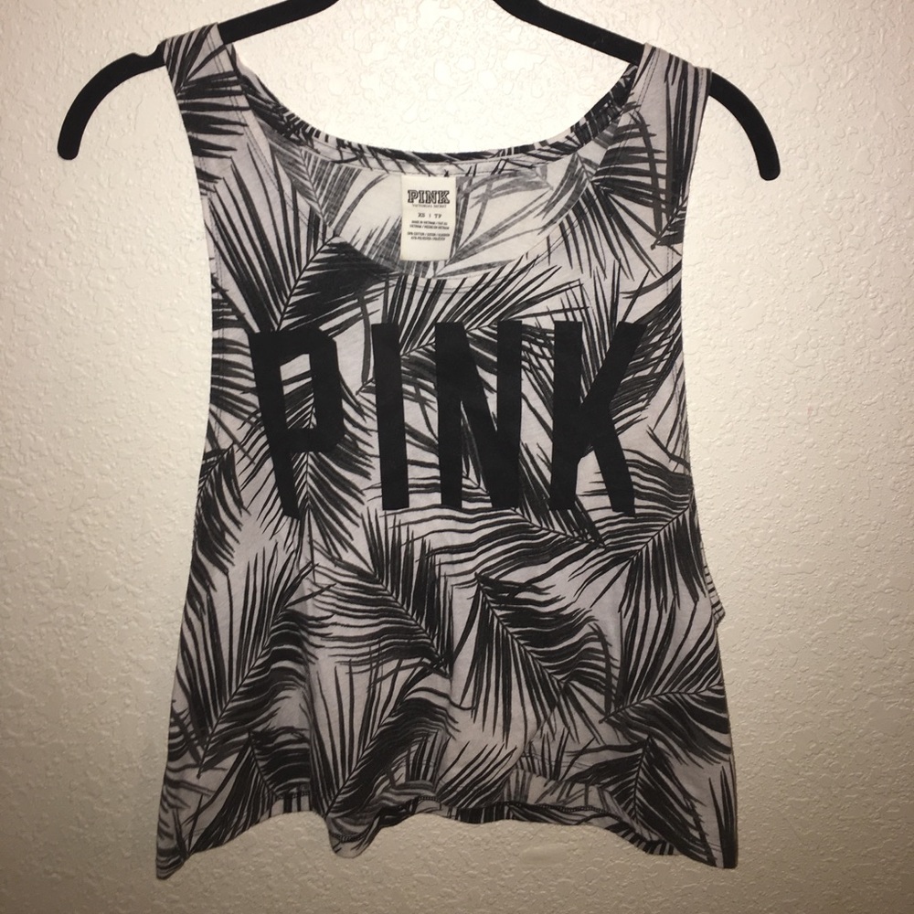 Victoria's Secret Pink printed muscle tee