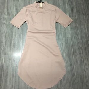High neck chic dress