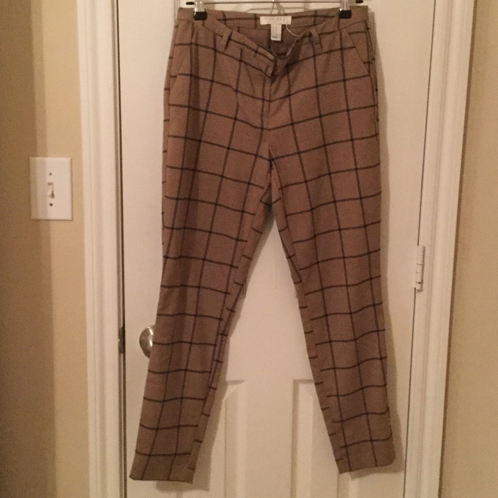 Forever 21 plaid Window Pane Pants