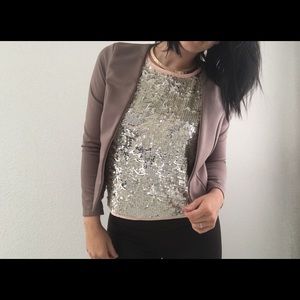 Pretty in Pastel: Mauve Blazer