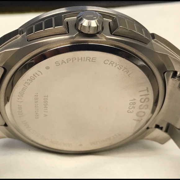 Tissot titanium chronograph men's watch - Picture 5 of 6