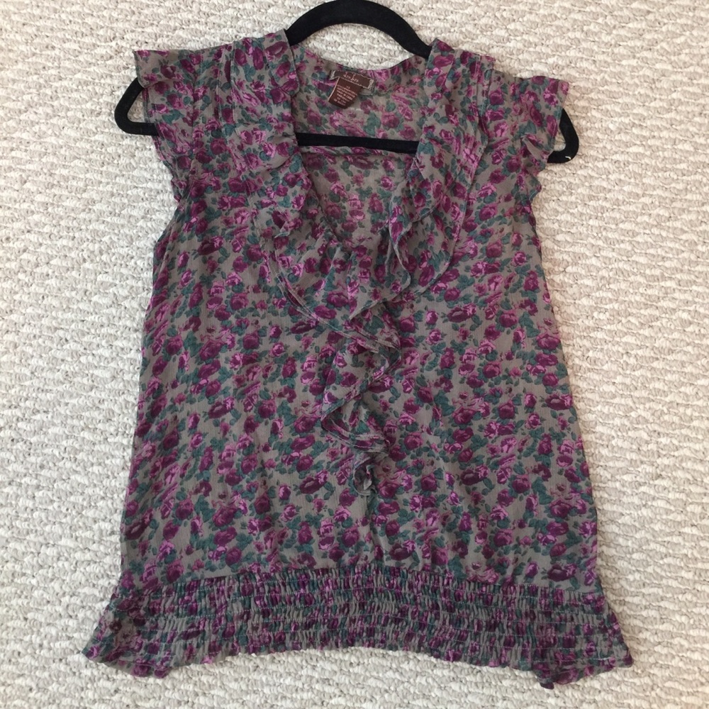 Floral shirt blouse