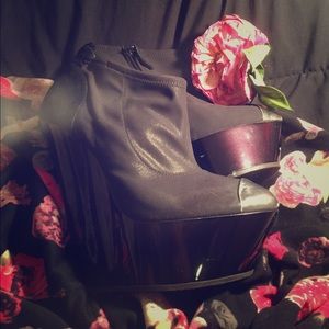 Giuseppe Zanotti Women's Black Steel Toe Wedge