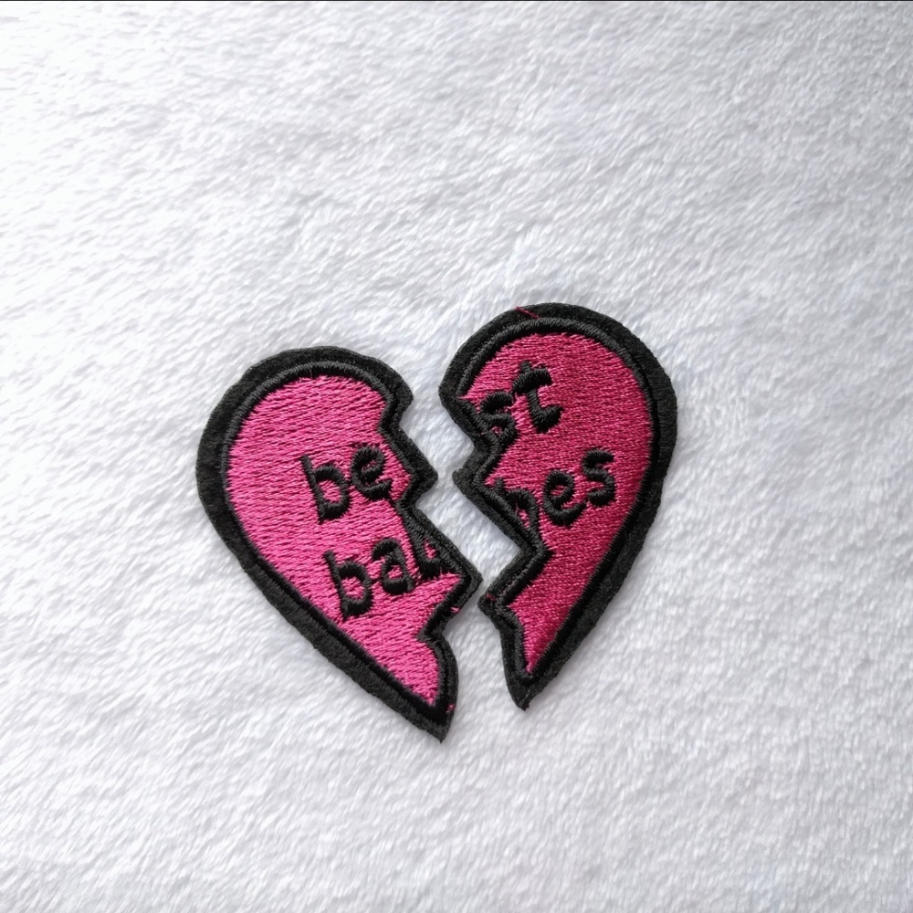 Best babes bff iron on Patch