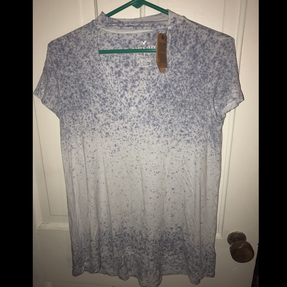 Choker speckled tshirt!