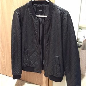Chic leather jacket