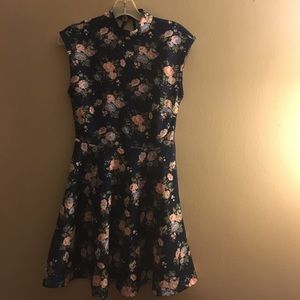 Floral Skater Dress-SMALL (12)