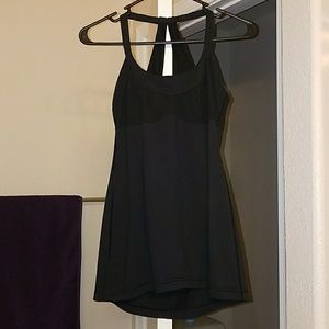 Lululemon black size 8 tank top