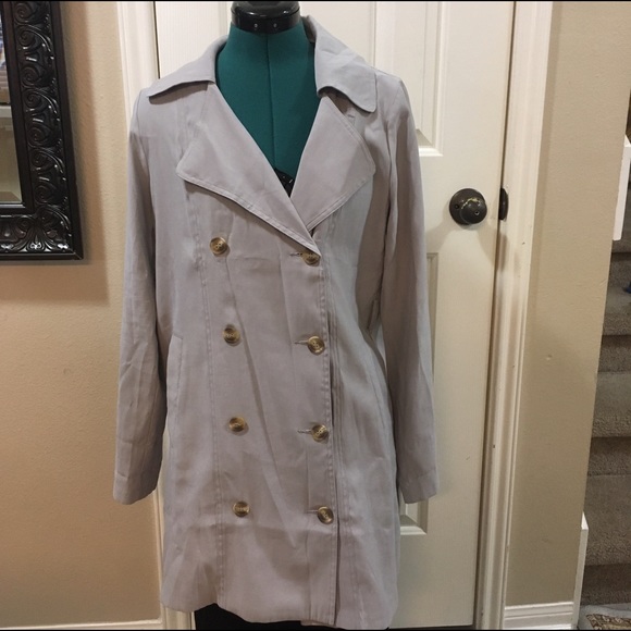 Light gray soft outdoor jacket NWT Forever 21 - Picture 1 of 5