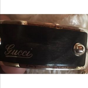 Gucci Jewelry - GUCCI Authentic 925 Silver/Ebony Bracelet (Unisex) Gucci Jewelry - GUCCI Authentic 925 Silver/Ebony Bracelet (Unisex)