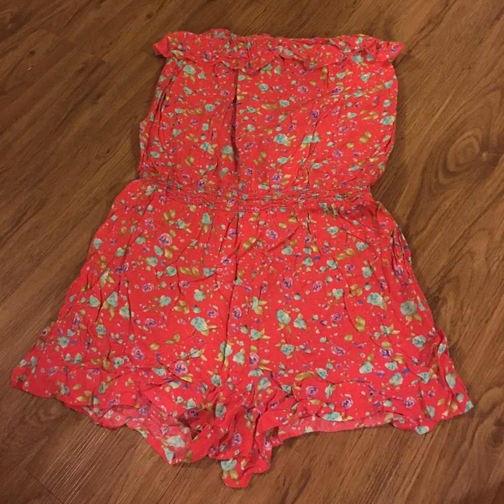 Forever 21 Floral print romper