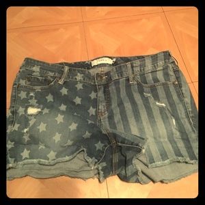 American flag torrid shorts
