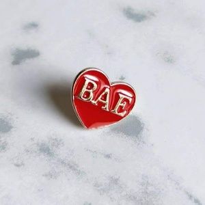 Bae enamel pin