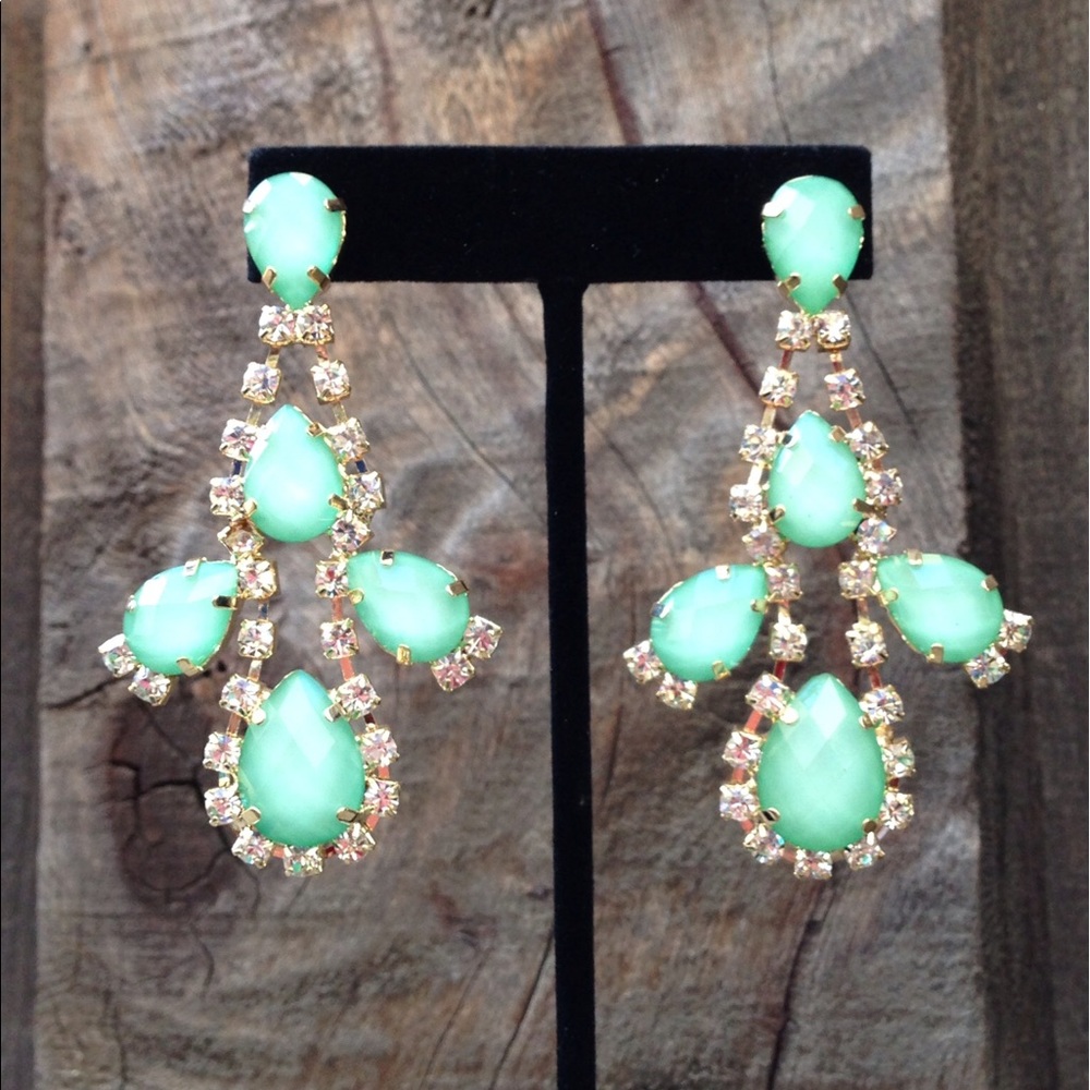 Beautiful mint earrings!