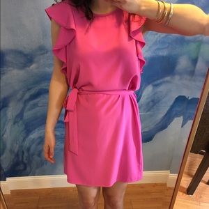 Banana Republic Ruffle Shoulder Dress Size 6