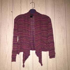 Multicolor Wetseal Cardigan