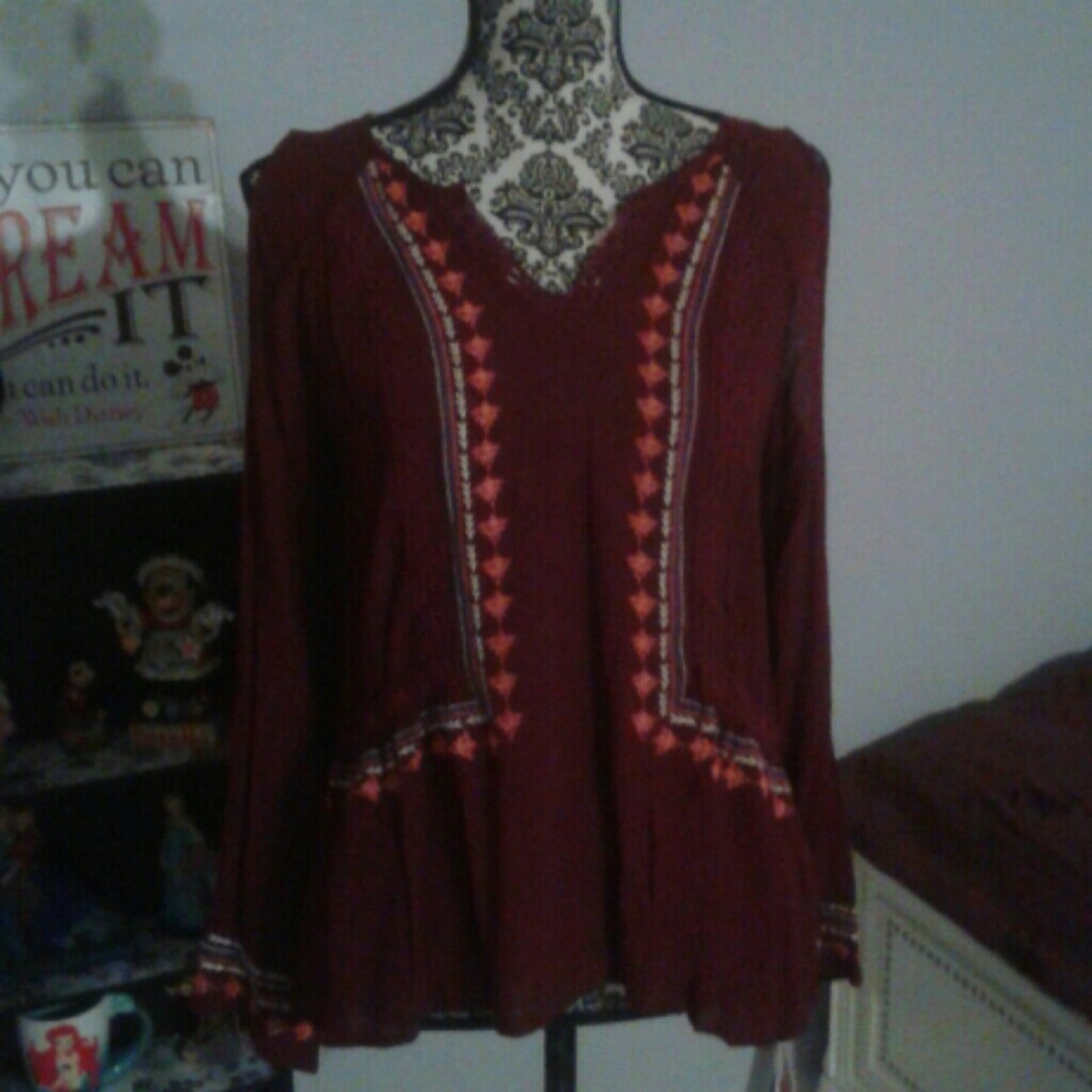 Cold shoulder blouse