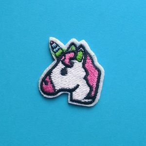 Mini unicorn iron on patch