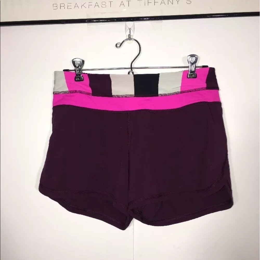 Lululemon 4 Groovy Run Short Plum Raspberry Pow - image 1