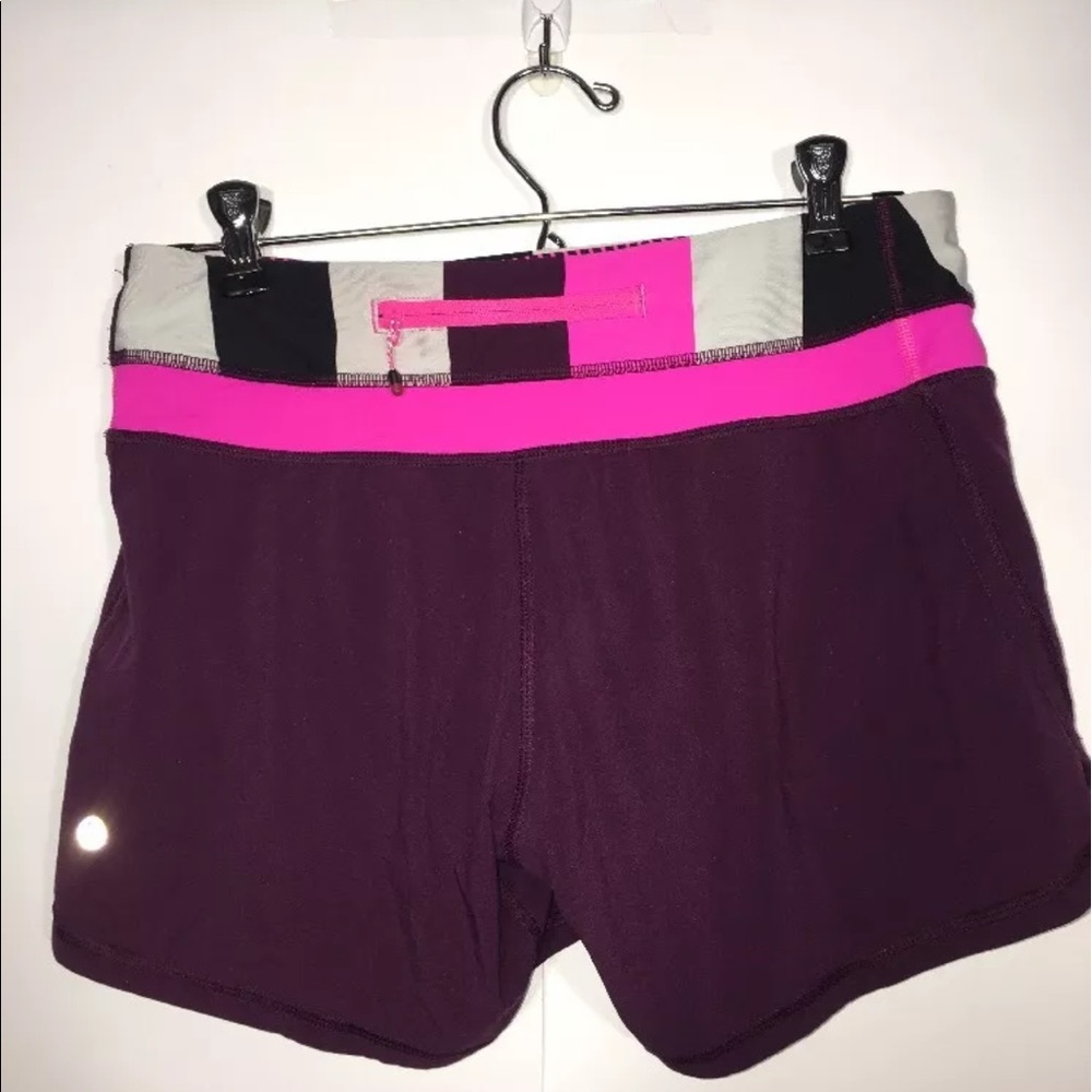Lululemon 4 Groovy Run Short Plum Raspberry Pow - image 2