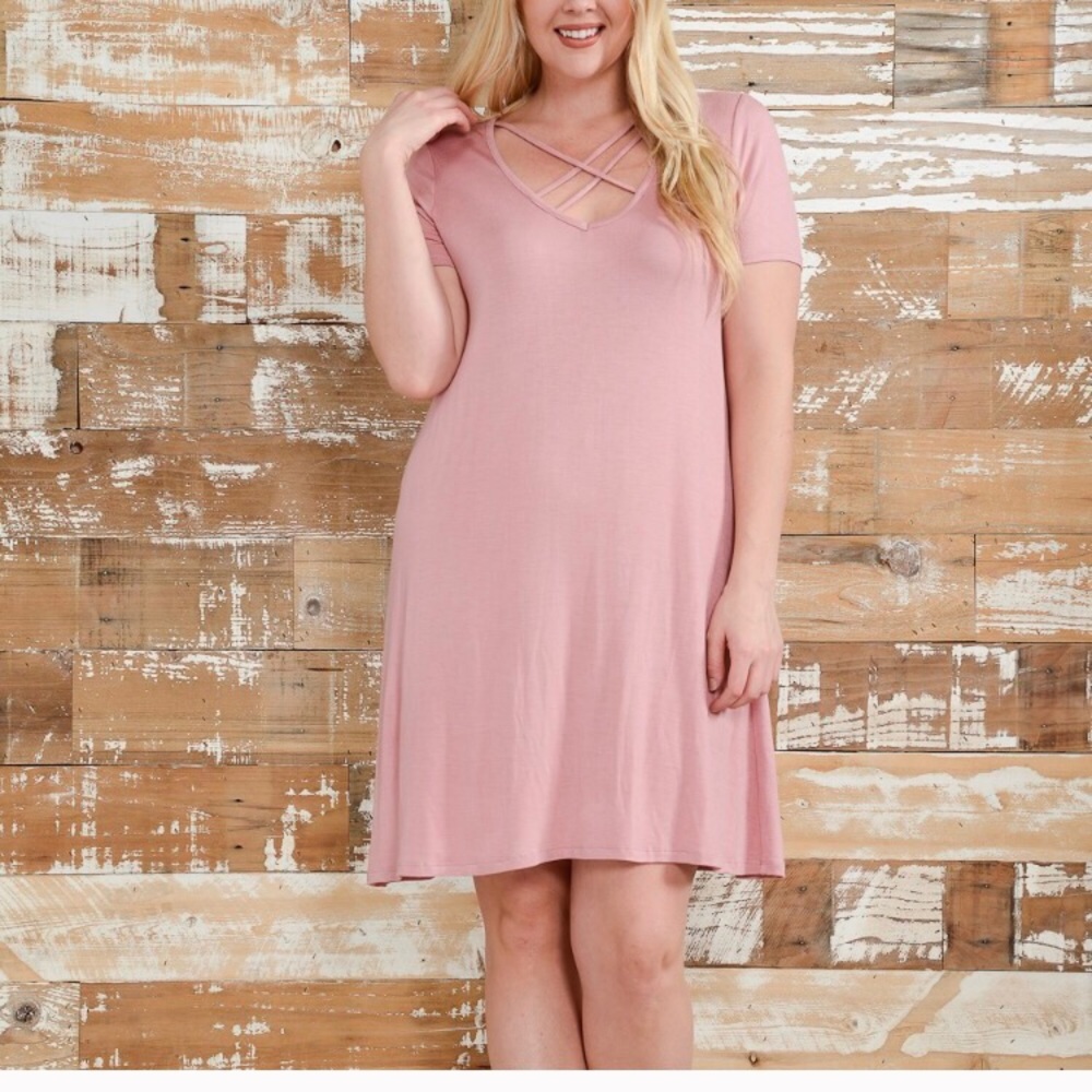 🌸🌸💕💕HP💕💕🌸🌸 A-line crisscross dress