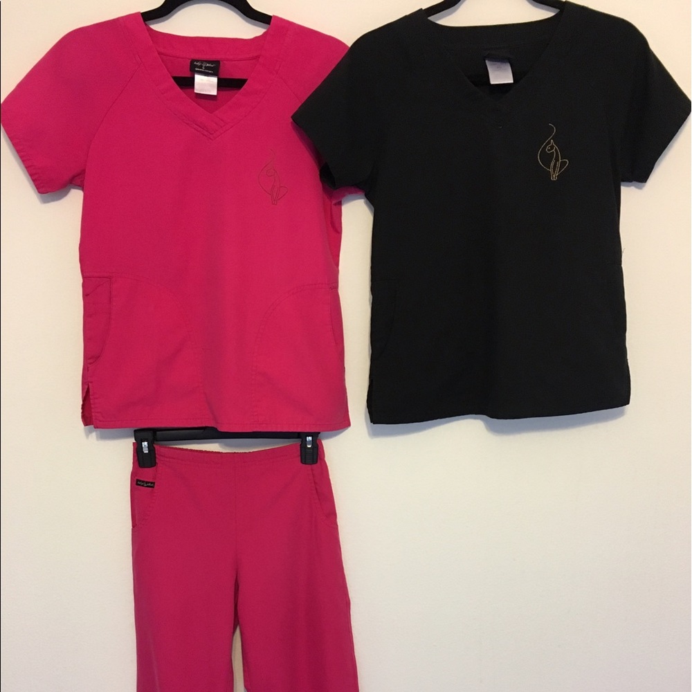 3 piece bundle scrub set Baby Phat XS