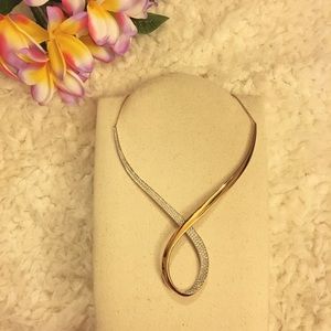 Swarovski Rosegold Exist Necklace