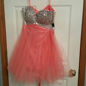 Pink homecoming dress
