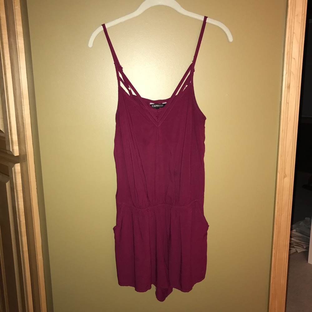 Maroon romper