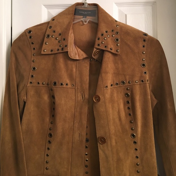 Karen Millen genuine leather coat - Picture 3 of 8