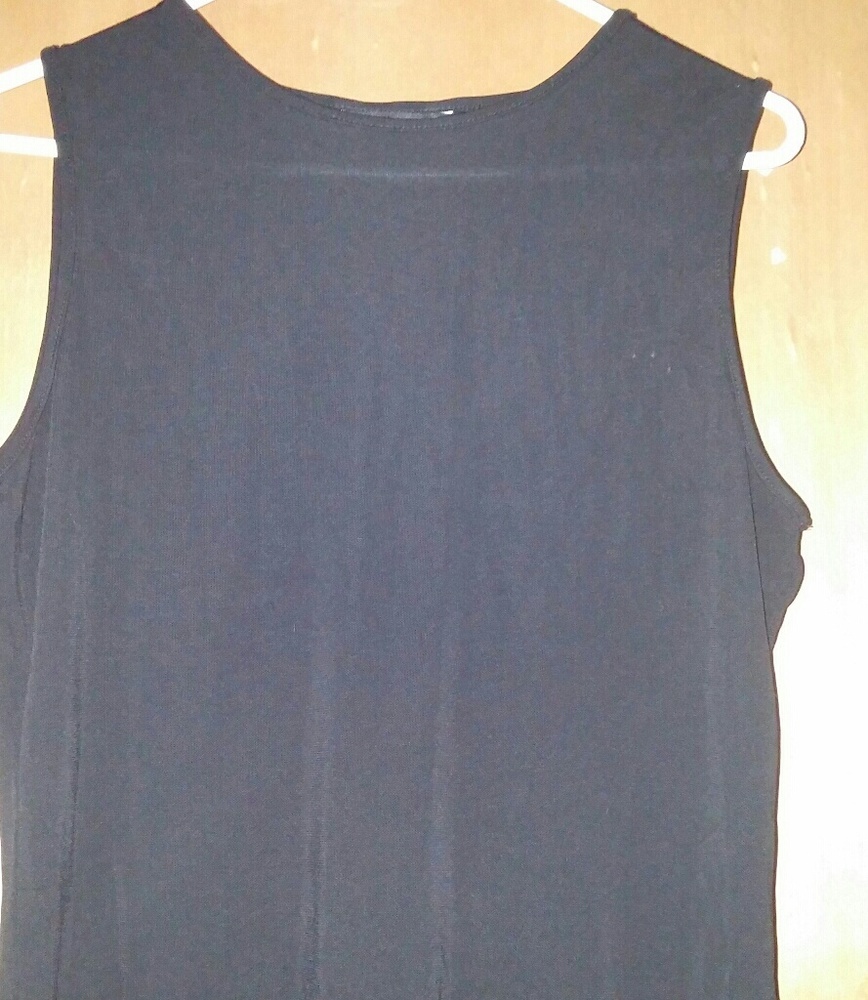 Black tank top