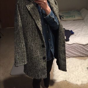 Gray wool jacket size M