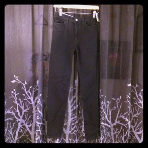 American Apparel NWT Dark Grey Black Skinny Jeans