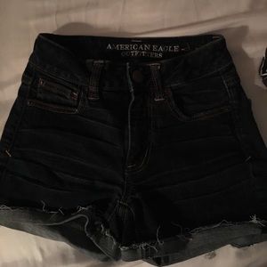 High waisted American eagle shorts double 0