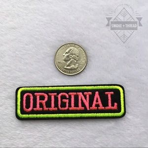 Original iron on Patch