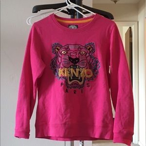 Women Kenzo sweater shirt pink size L