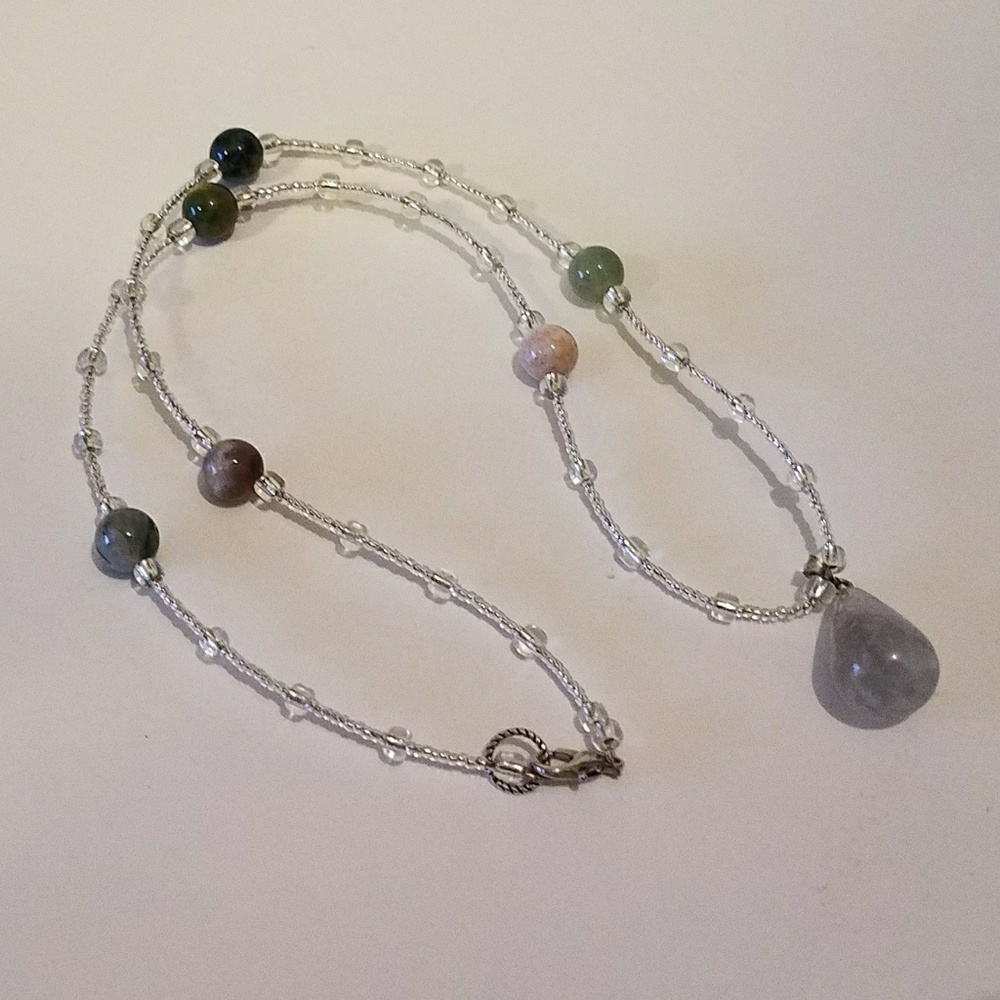 Quartz & Agate Artisan Necklace