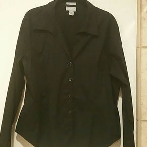 XXL Black Button up blouse by Old Navy