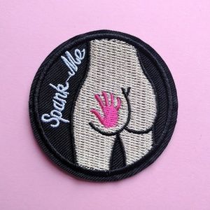 Spank me Daddy zaddy iron on Patch