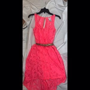 Spring high-low dress