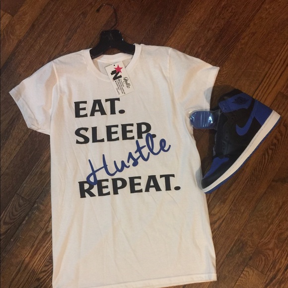 Eat Sleep Hustle Repeat Tee - Picture 1 of 1