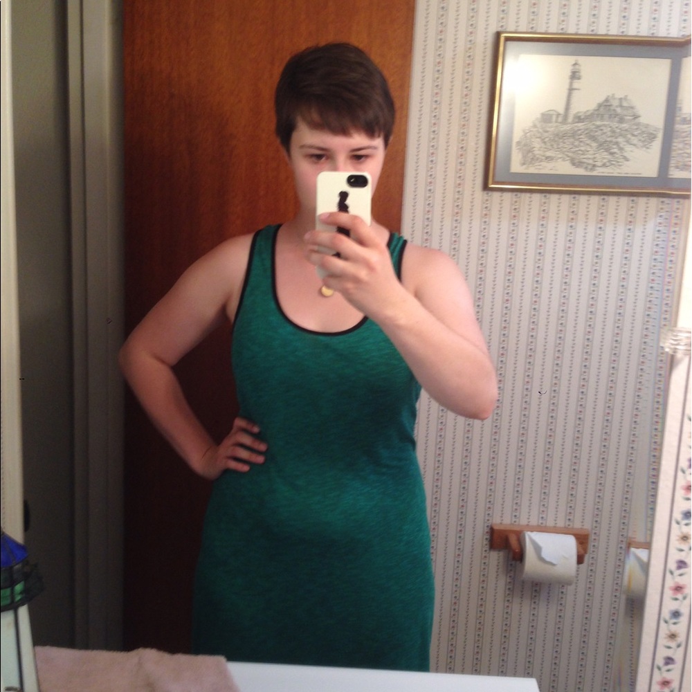 Green Skater Dress