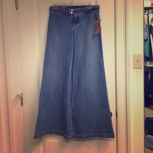 Younique brand wide leg jeans