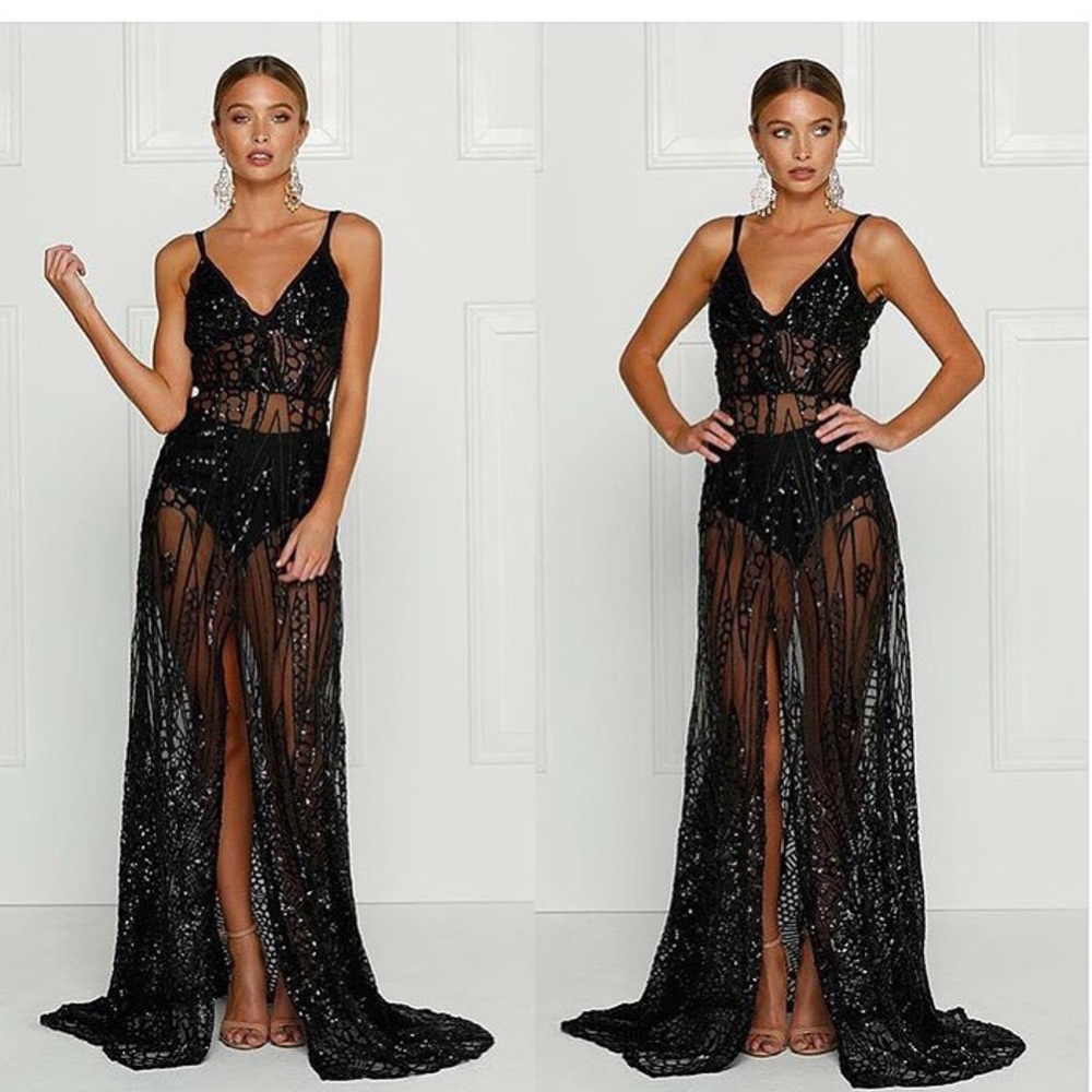 Super sexy sequined gown