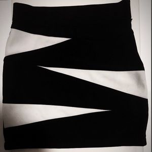 Black and white skirt!
