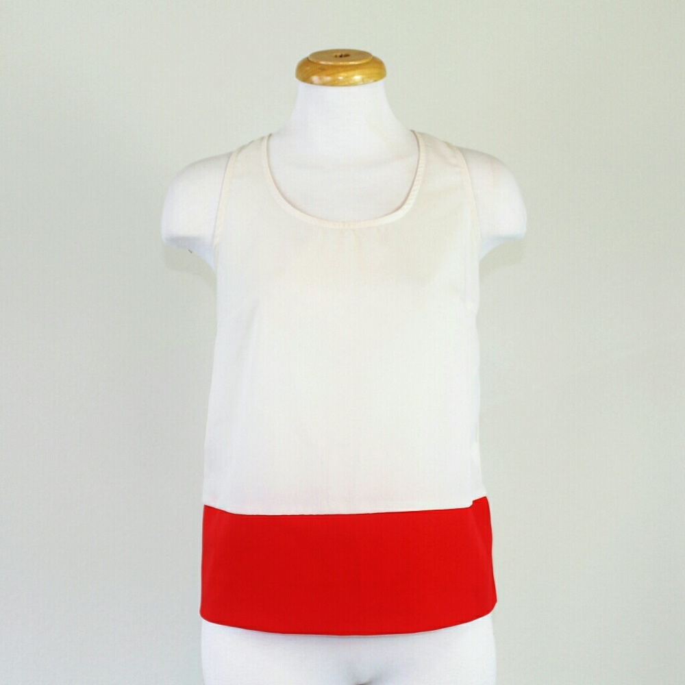 Chloe K Colorblock Sleeveless Blouse