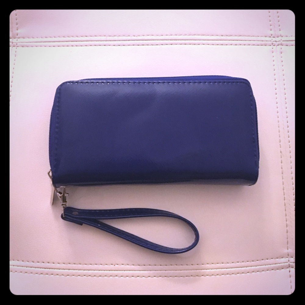 Big blue wallet