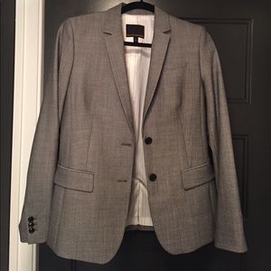 Banana Republic Grey Stretch Blazer Sz 8